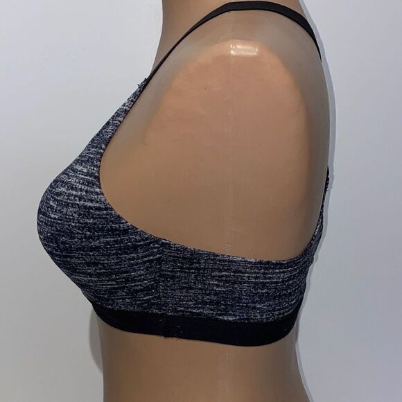 Victoria's Sport Women's Crisscross Strap Lightweight Sports Bra Blue/Black 32C - Picture 2 of 6